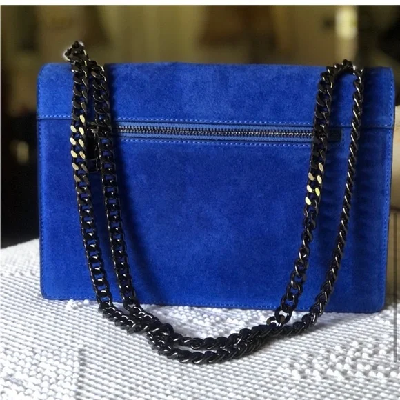 Vera Pelle Dionysus Chain leather suede NWOT GG - Picture 3 of 6